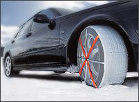 AUTOSOCK textile wheel covers/snow chains